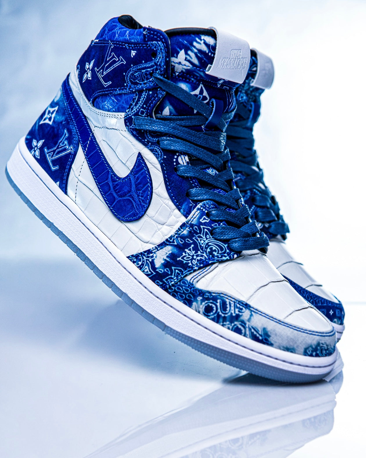 LV Bandana AJ1 High – Shoe Massacre - Main Image
