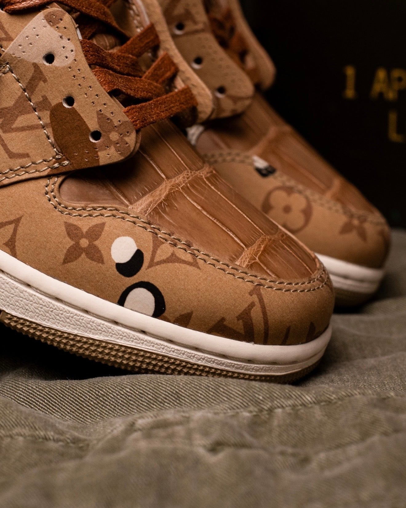 LV Desert Camo OW AJ1 High