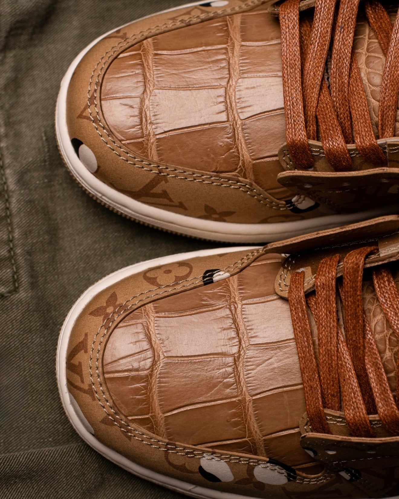 LV Desert Camo OW AJ1 High