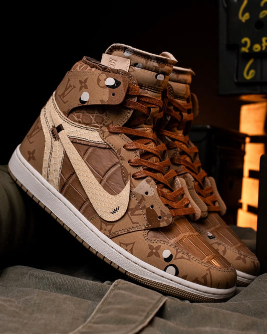 LV Desert Camo OW AJ1 High