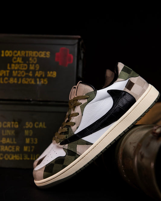 Damoflage LV TS AJ1 Low with black sole