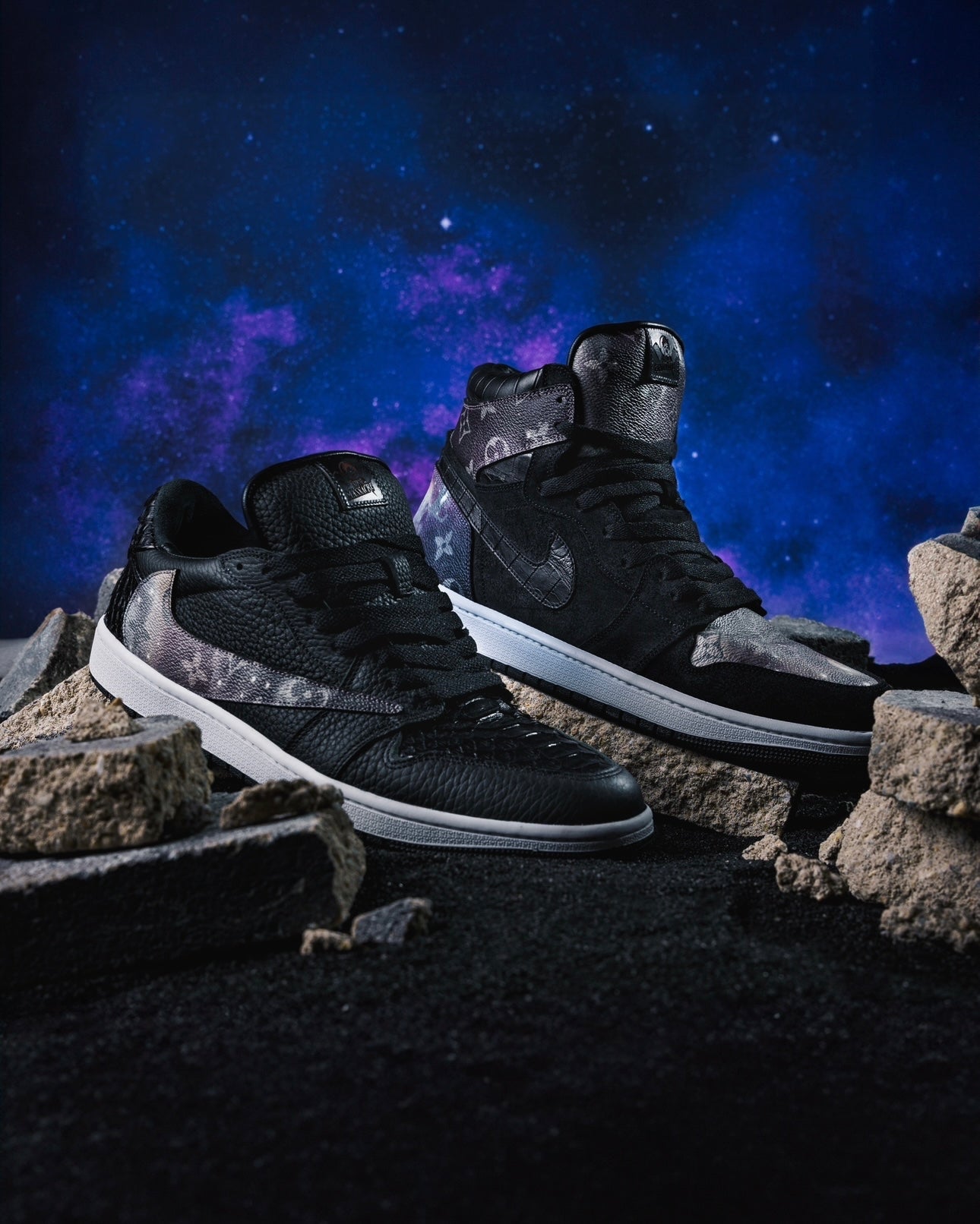 LV Galaxy AJ1 High – Shoe Massacre